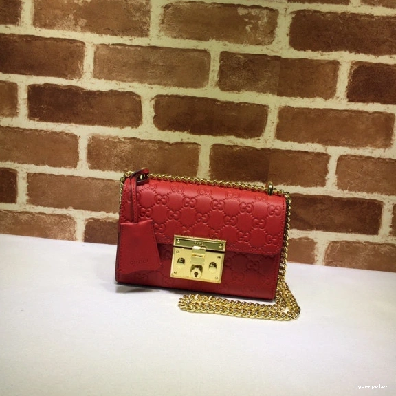 Hyper Peter bag Gucci Padlock Signature shoulder GUCCI small 0824